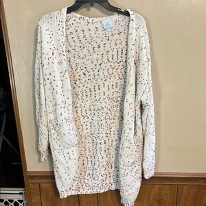 Women's Speckled Cream Sweater